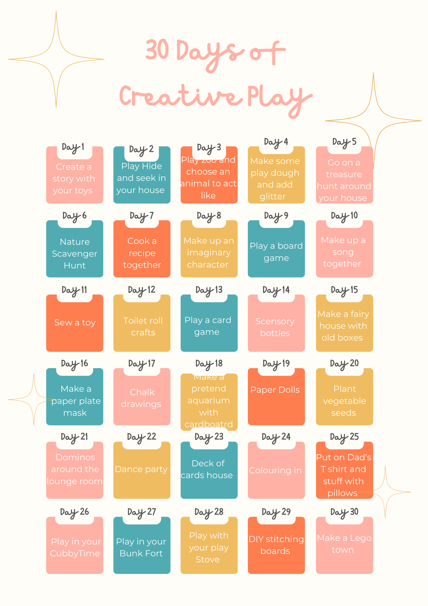 30 Days of Creative Play Download